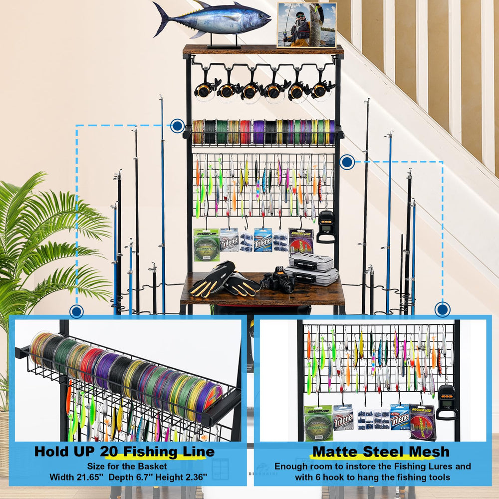 Gift-ready fishing gear organizer for anglers