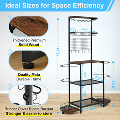 Storage for reels, tackle boxes, lures and gear on the rack