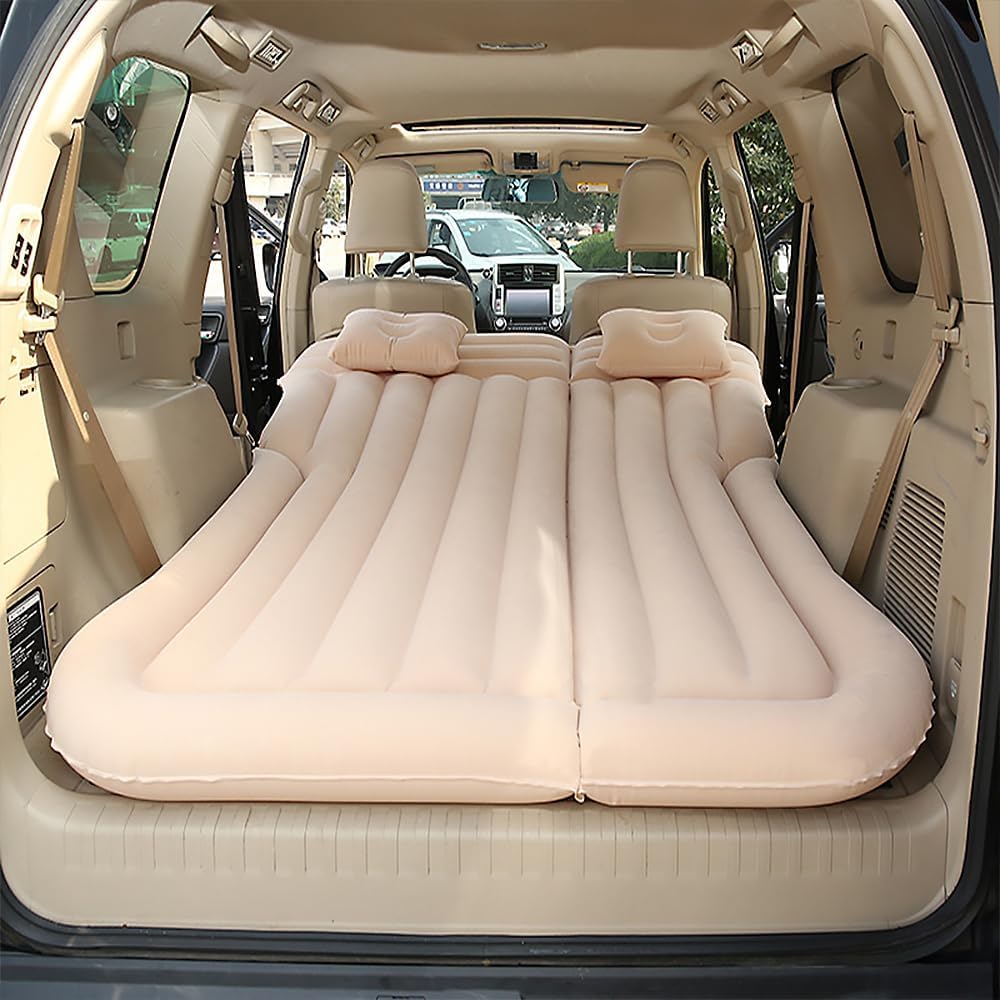 YJXSD car inflatable mattress in Volvo XC40 trunk for road-trip naps