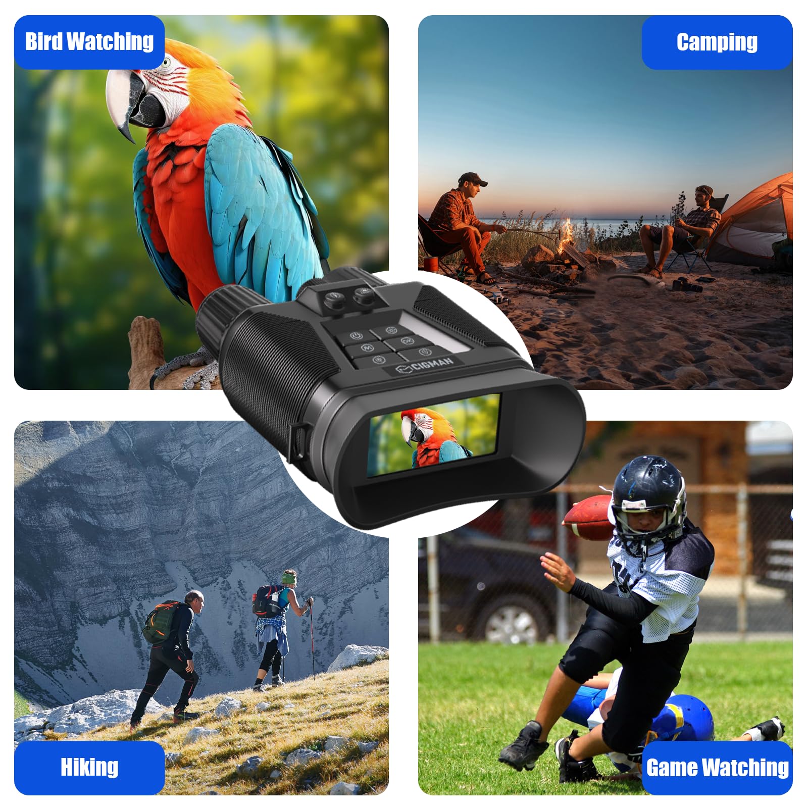 YKSLEMON Night Vision Goggles arrive with essential accessories for fast setup.