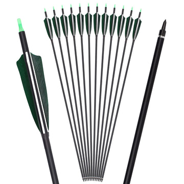 YLS 4-inch turkey feather fletching for stable, fast flight.