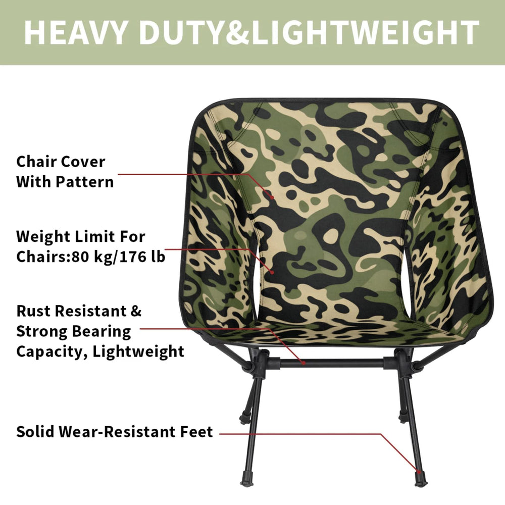 YLYNIU portable camping chair ergonomic breathable fabric for all day comfort