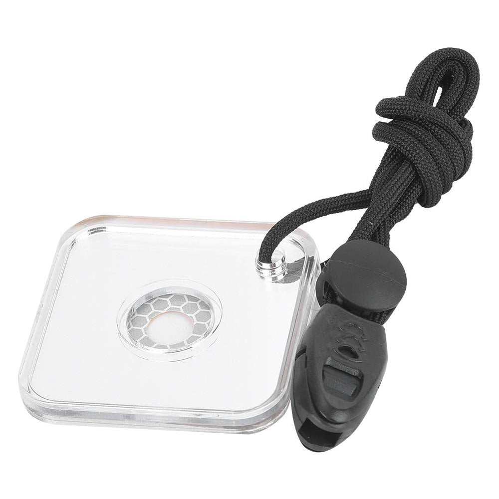 Ymiko compact signaling tool with potential coverage up to 100 km in ideal light.