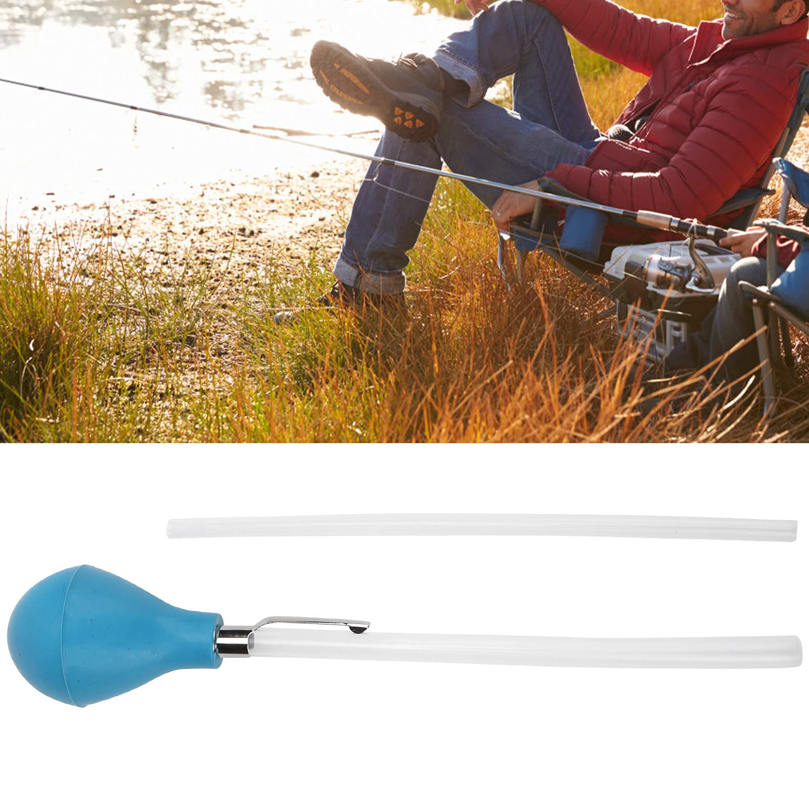 Ymiko stomach pump compact portable design ideal for fishing trips and field work.