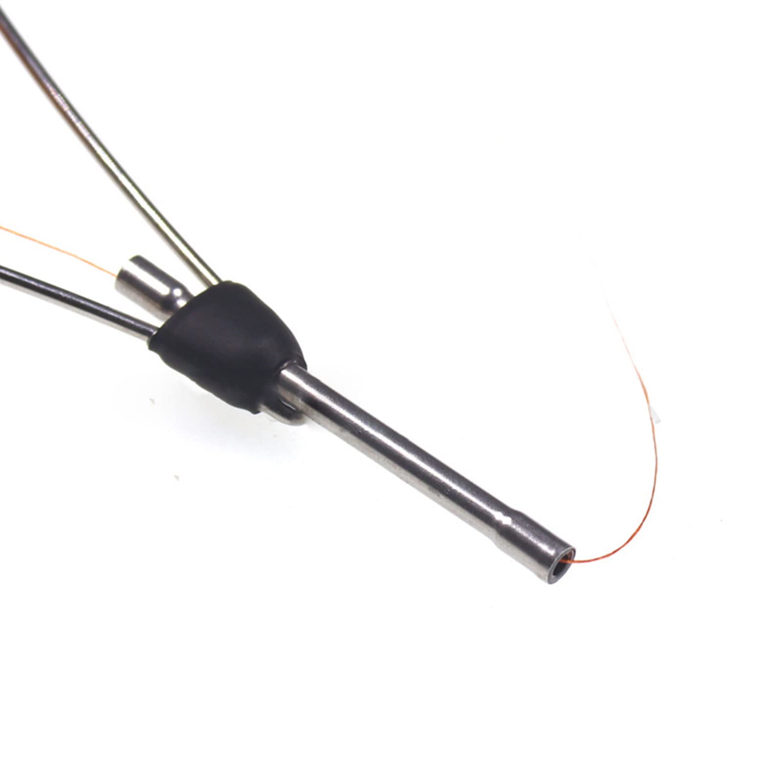 Durable metal + ceramic bobbin holder construction