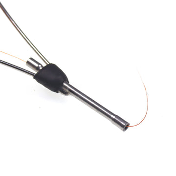 Durable metal + ceramic bobbin holder construction