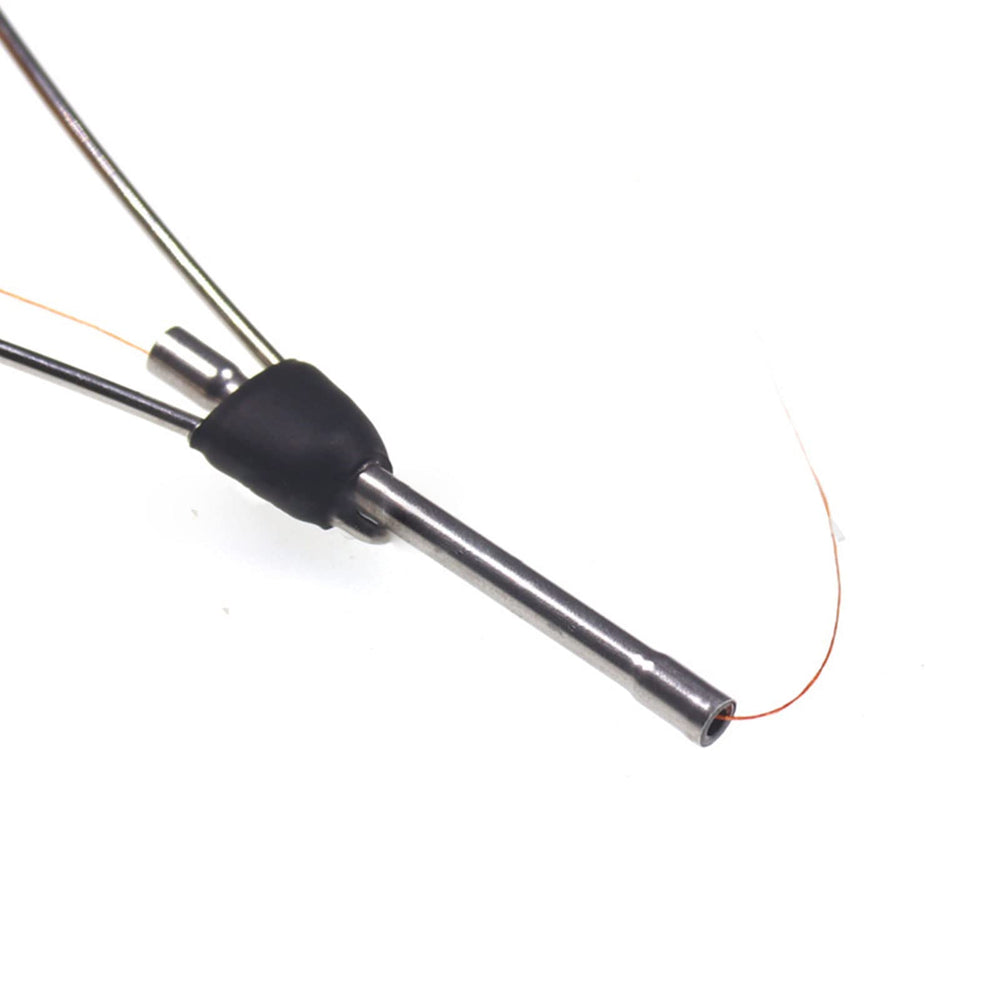 Durable metal + ceramic bobbin holder construction