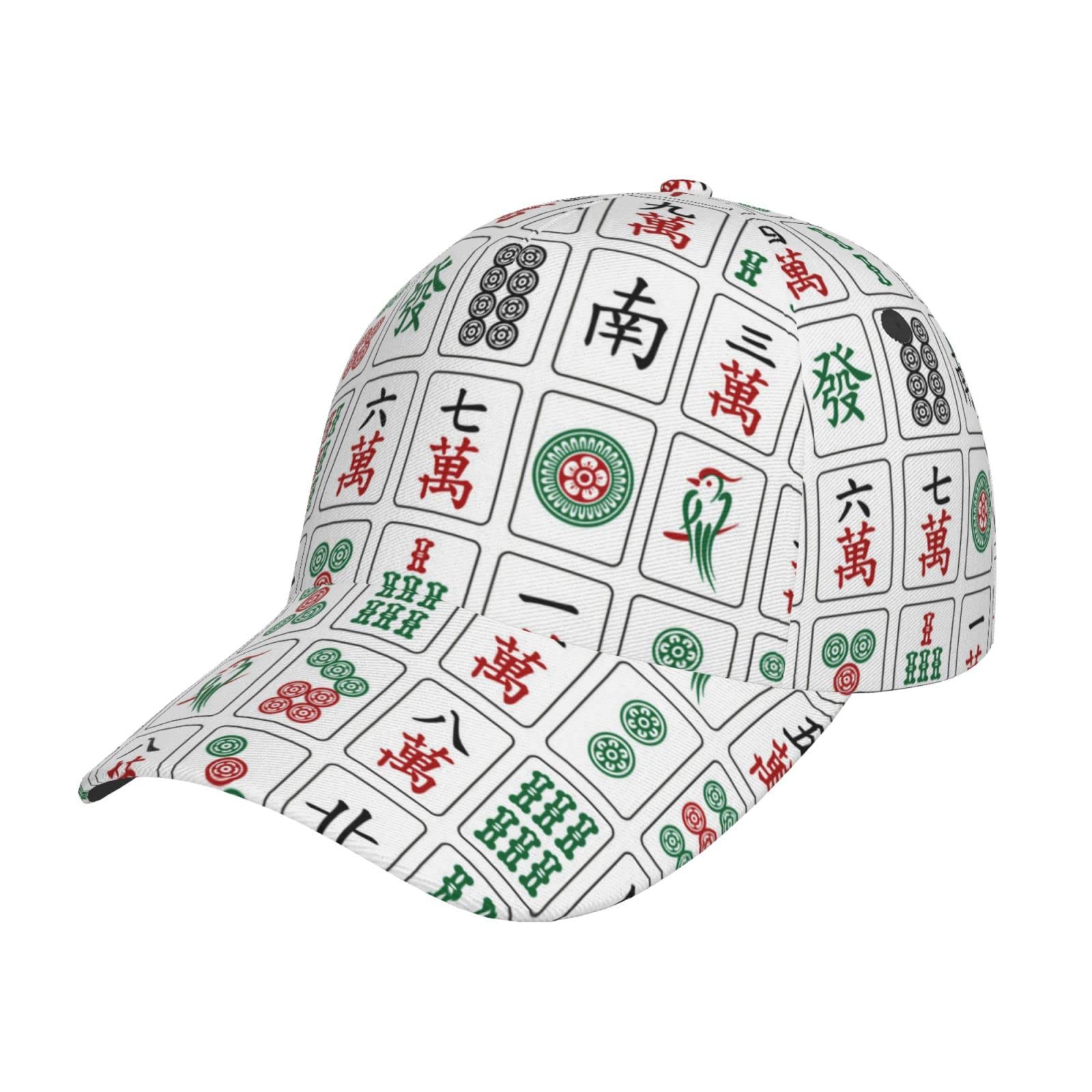 YNHXYFT Mahjong hat adjustable baseball cap for all-day comfort.