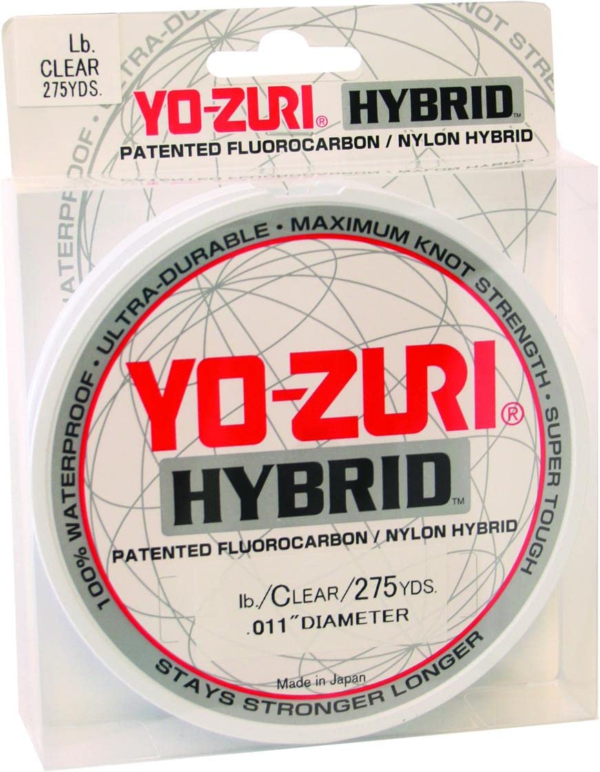 Yo-Zuri 275-Yard Hybrid Line in water; sensitive, strong performance for finesse and hook-setting.