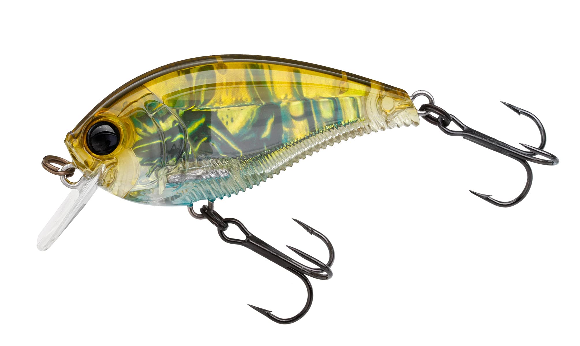 Yo-Zuri 3DB Crank 1.5 Squarebill Real Green Crawfish for shallow-water bass fishing