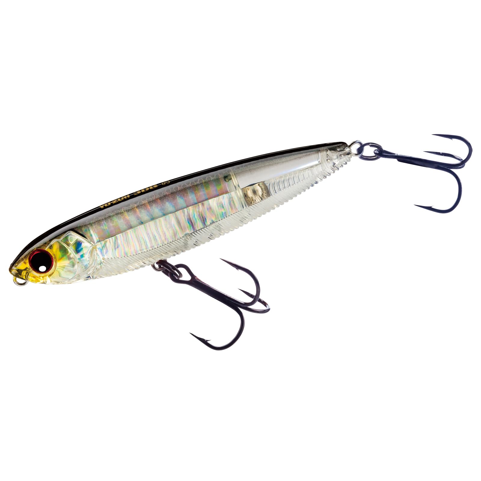 Yo-Zuri 3DB Pencil Floating Lure prism-silver-black flashes to attract bass