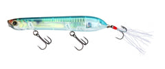 Yo-Zuri 3DB Pencil Popper 110mm front view highlights prism reflection for topwater intrigue