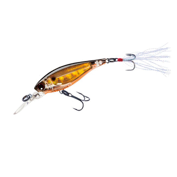 Yo-Zuri 3DB Shad Prism Gold Black lure flashing to attract big bass