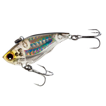 Yo-Zuri 3DB Vibe prism silver black lure ready for deep-water casting.