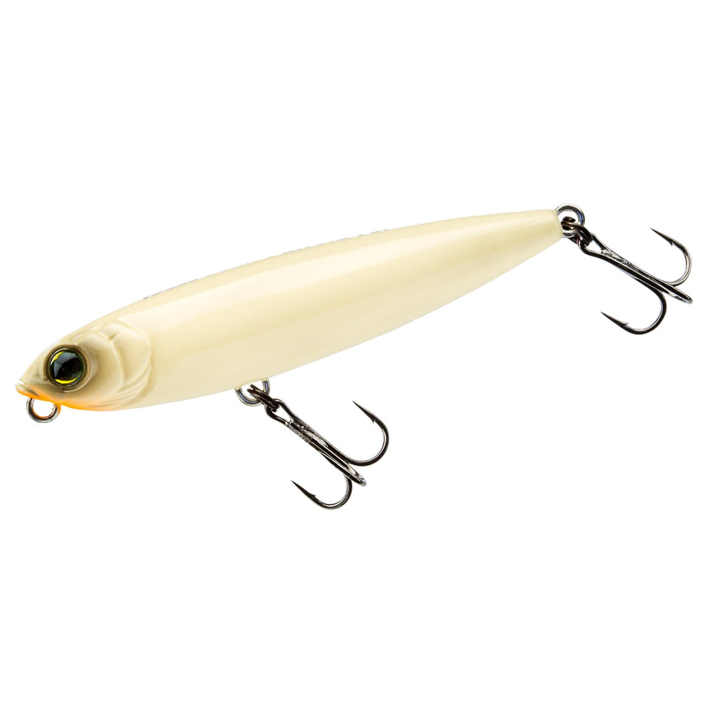 Yo-Zuri 3Dr-X Pencil F Bone front view with prism scales