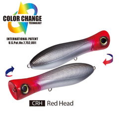 Yo-Zuri Bull Popper side profile highlights through-wire durability for trophy-class fish.