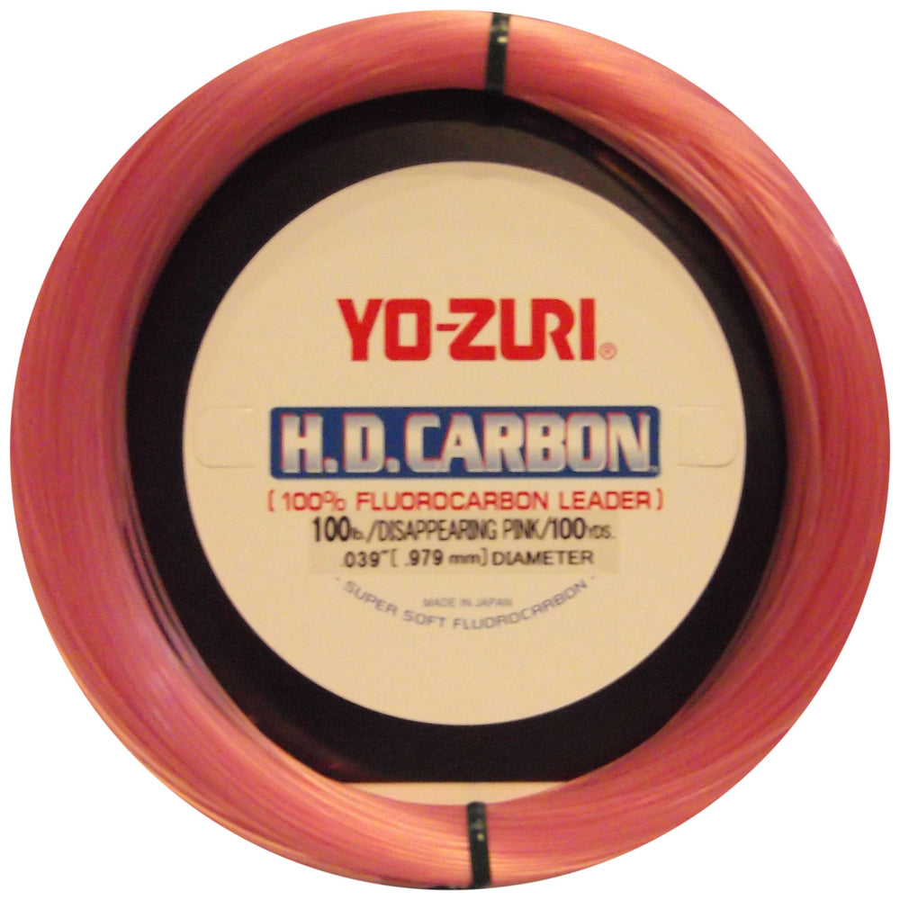 Yo-Zuri HD100LBDP100 fishing line packaging shows durable construction for rugged saltwater use