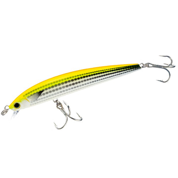 Yo-Zuri Hydro LC F 150mm minnow yellow mullet, front view, lifelike action for casting