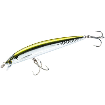 Yo-Zuri Hydro Minnow LC bronze floating front view, ideal for long casts and realism