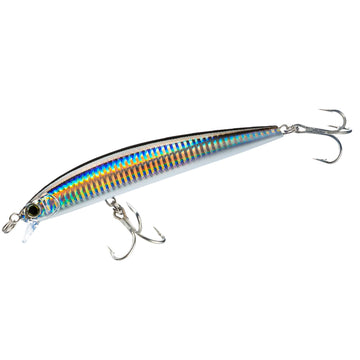 Yo-Zuri Hydro Minnow LC front view showcases lifelike profile and long-casting potential.