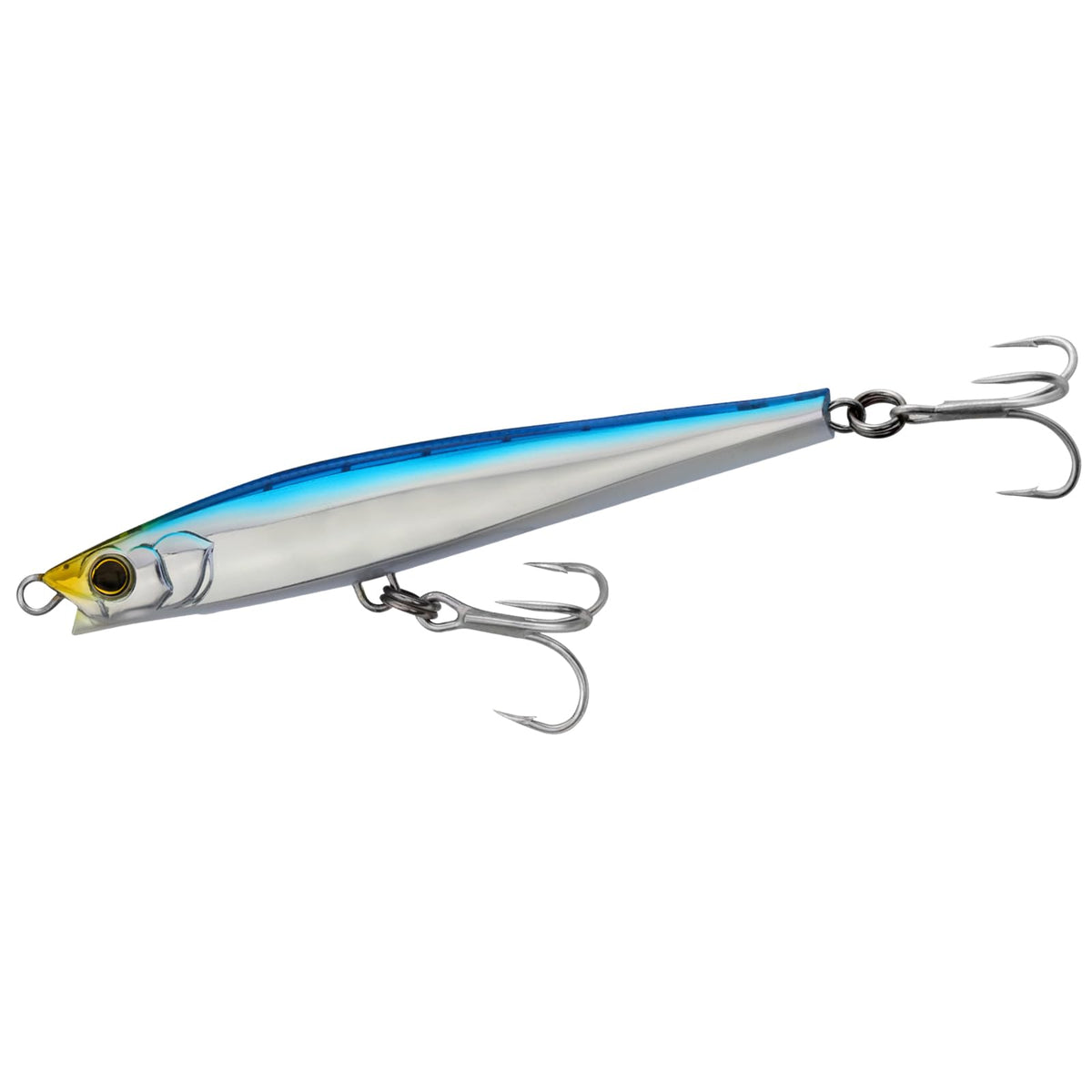 Yo-Zuri Hydro Monster Shot S 95mm front view shows heavy body for long casts and stability.