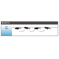 Yo-Zuri Hydro Popper Black Silver 90mm side view ideal topwater lure
