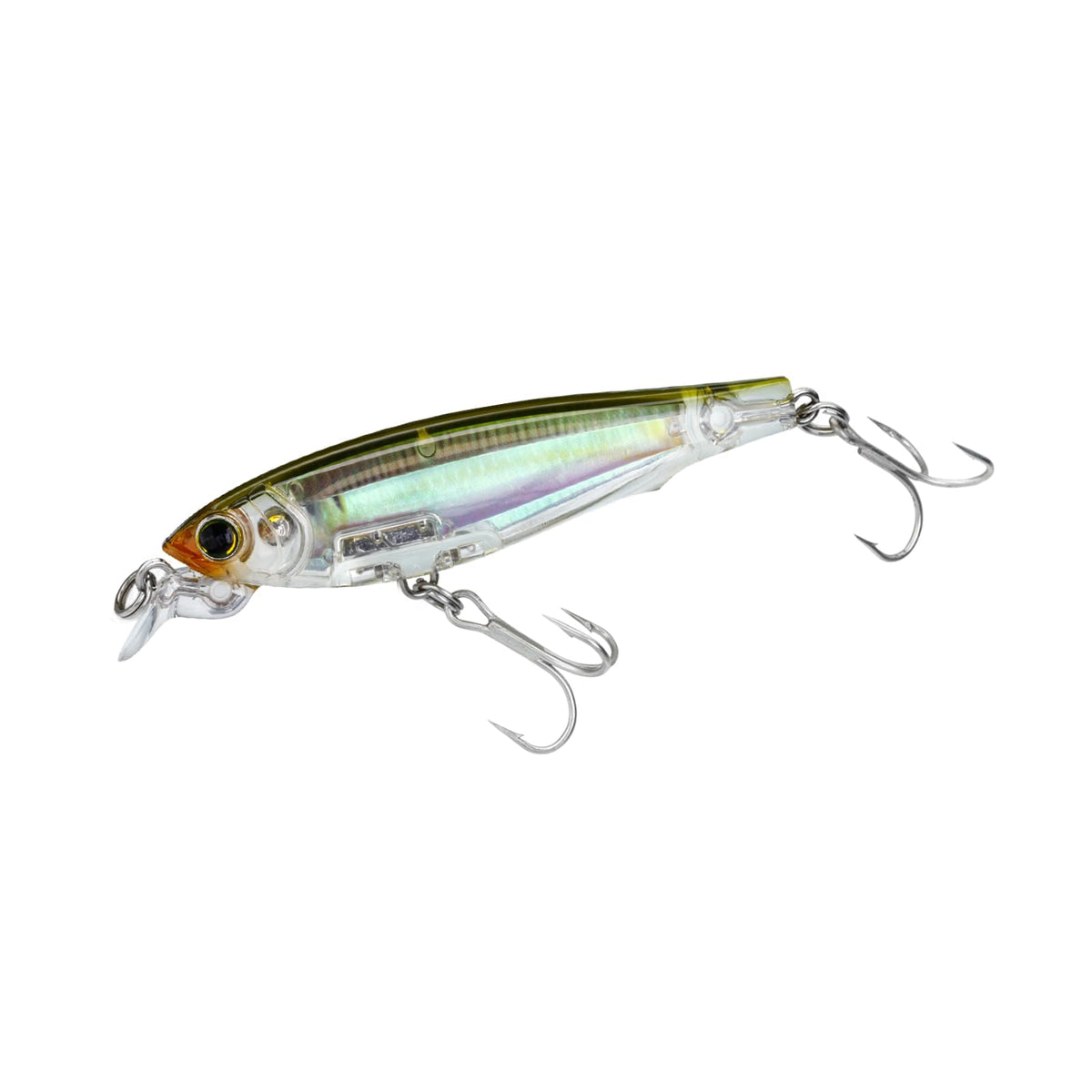 Yo-Zuri Inshore Fingerling 70mm front view with pilchard pattern for versatile saltwater targeting.