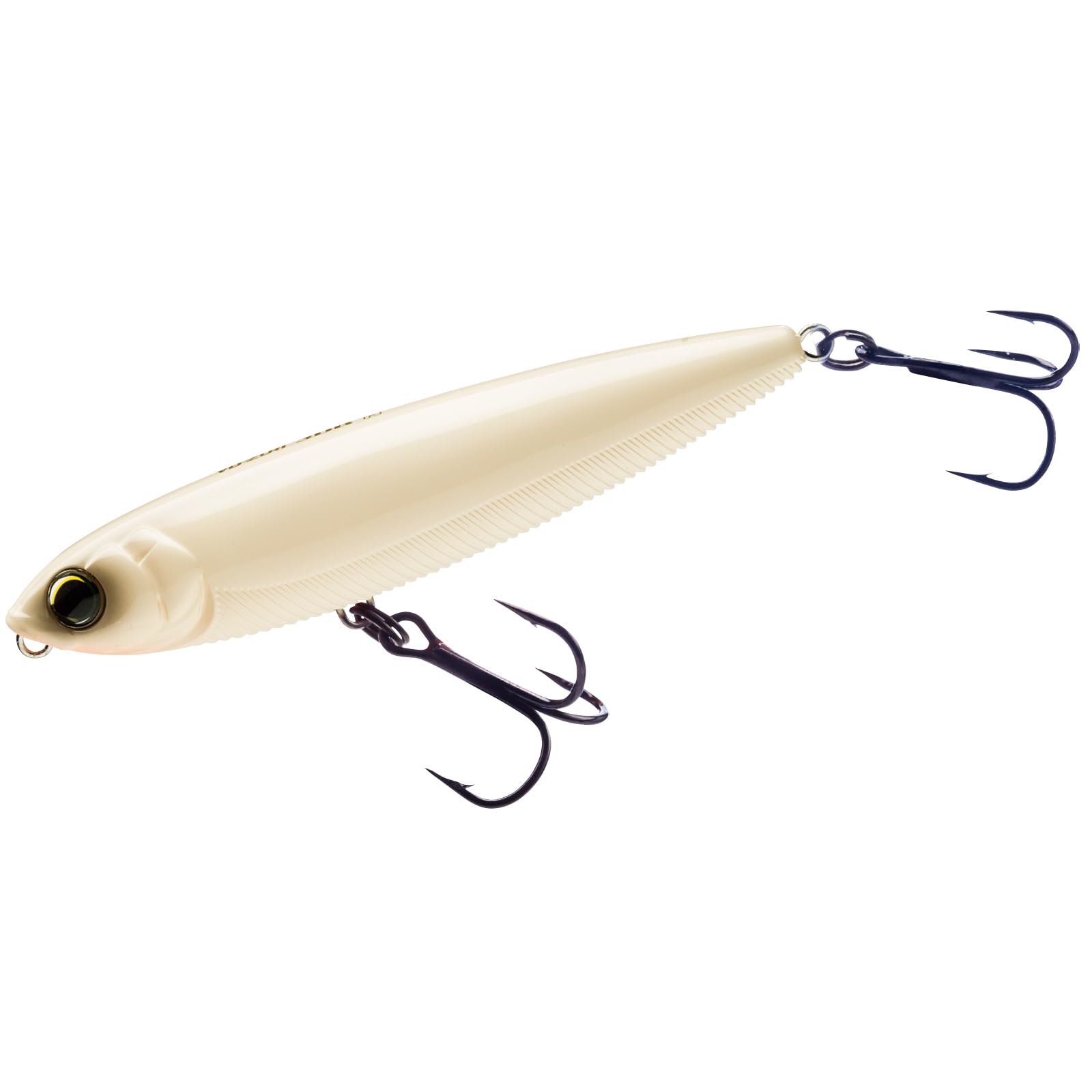 Yo-Zuri R1100-BN 3DB pencil lure bone finish for long casts and bass.