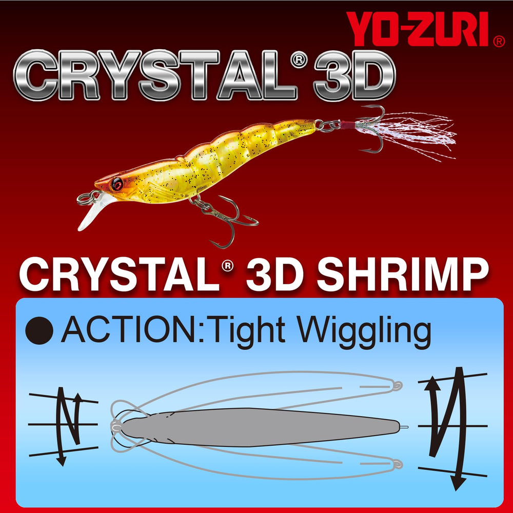 Yo-Zuri R1161-HGS glow-in-the-dark patterns aid visibility in low light.