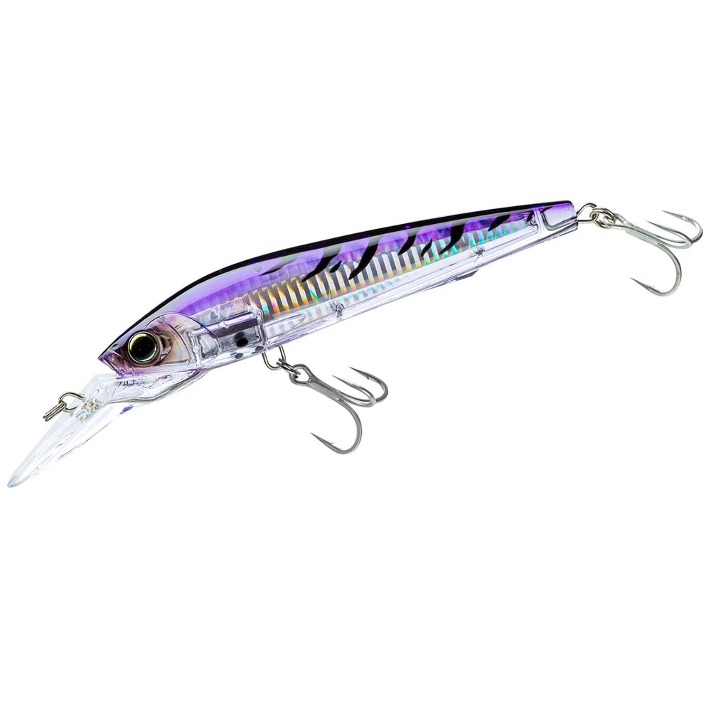 Yo-Zuri R1164-CPBN 3D Magnum lure in Purple Mackerel pattern, great for offshore trolling.