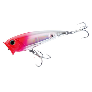 Yo-Zuri R1210-C5 3D inshore popper with red head, high visibility in shallow flats.