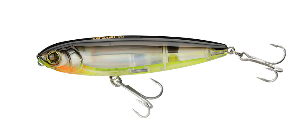 Yo-Zuri R1350-BSCL TopKnock Pencil on water, easy walk-the-dog retrieves.