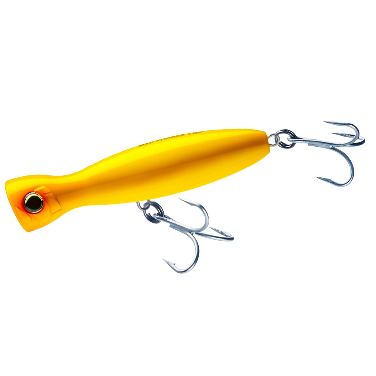Yo-Zuri R1370 Mag Popper 130mm side profile showing lifelike lure shape for topwater starts.