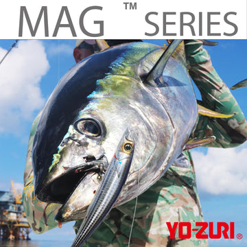 Yo-Zuri R1371-BP Mag Popper packaging with weight and dimensions