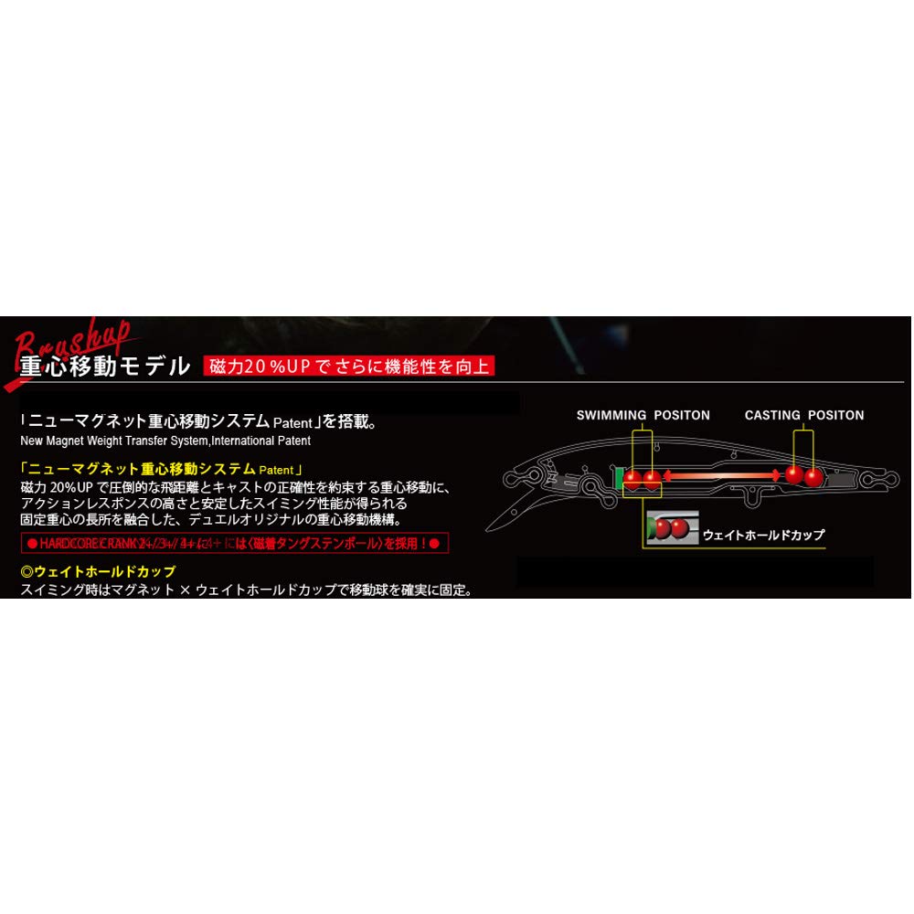 Yo-Zuri R1376 Hardcore Crank packaging image demonstrates ready-to-use setup.