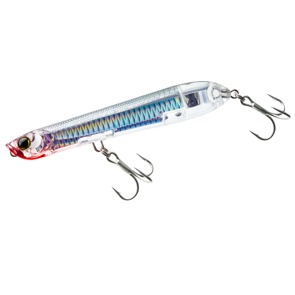 Yo-Zuri R1433-HGSH ghost shad profile showing color for inshore stealth presentations
