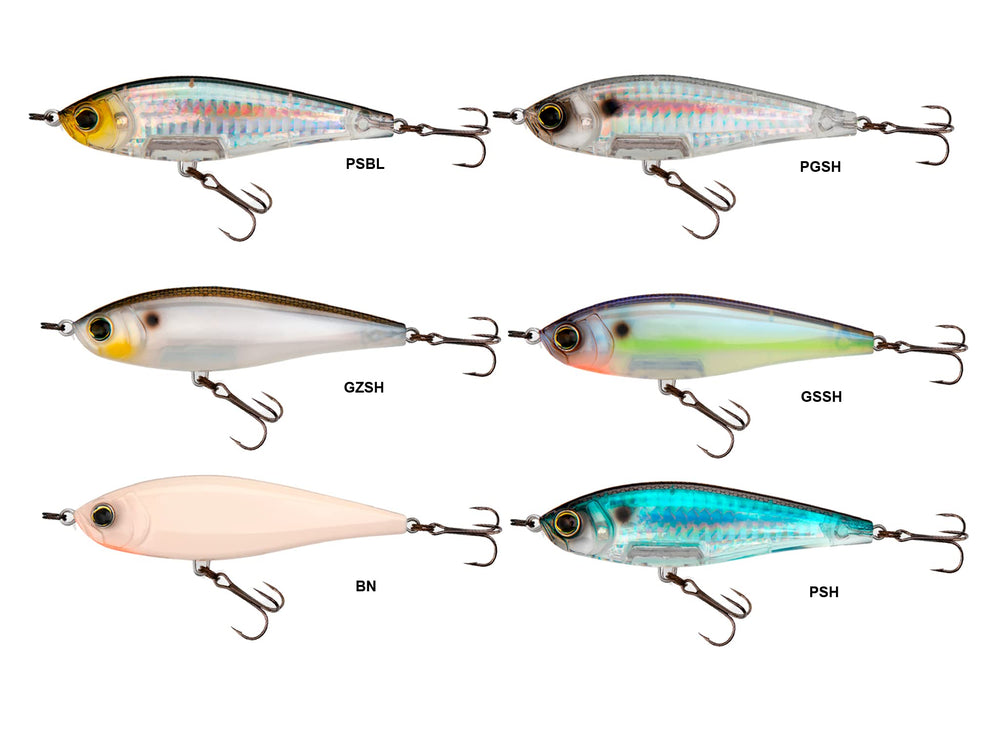 Yo-Zuri R1447-BN 3D Twitchbait close-up prism finish highlighting durable painted coating