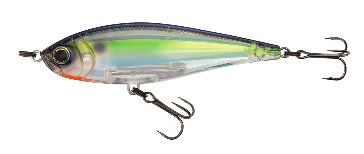 Yo-Zuri R1447-PSSH 90mm 3Db Twitchbait with prism finish for bass attraction