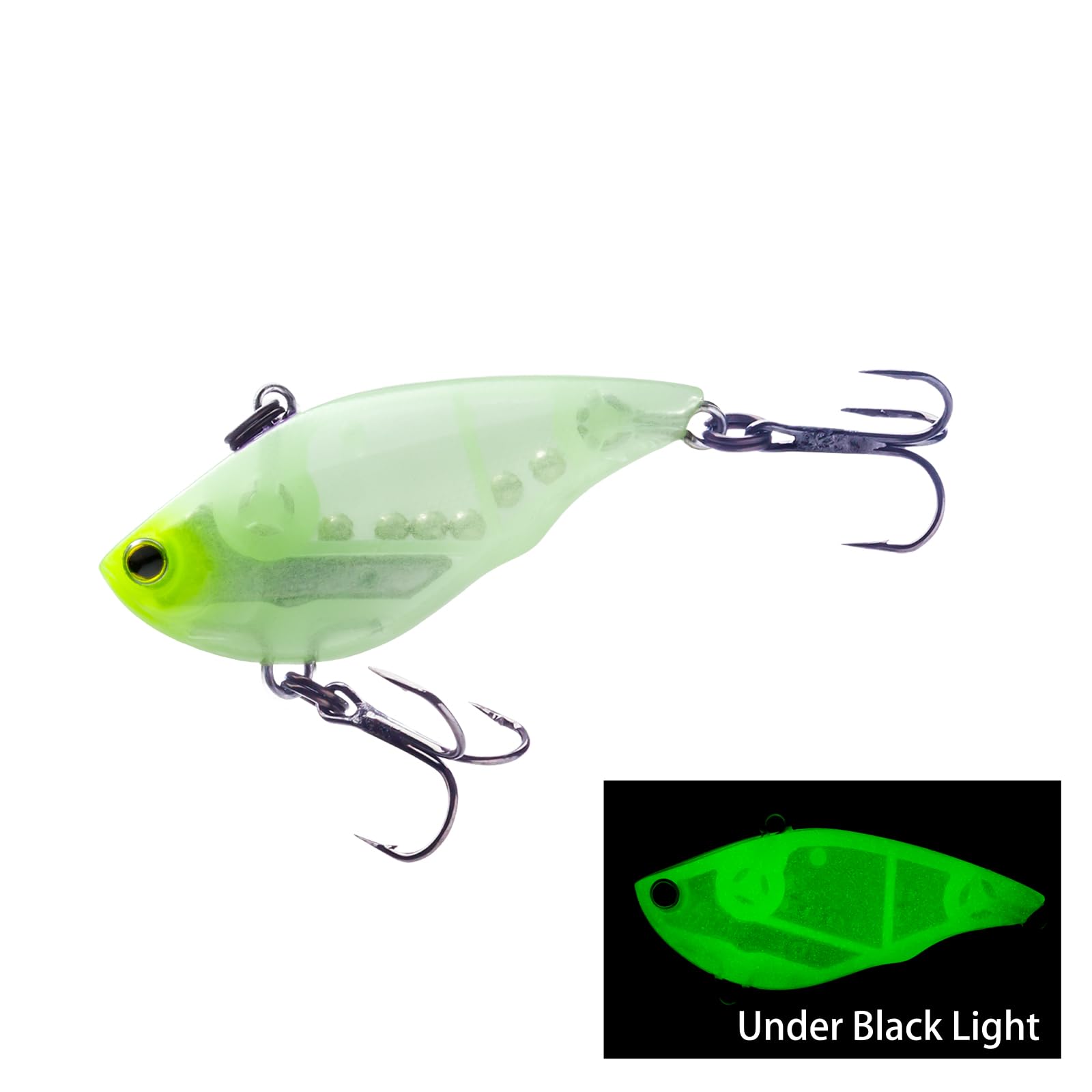 Yo-Zuri RattlN Vibe Mini ABS construction preserves color and durability.