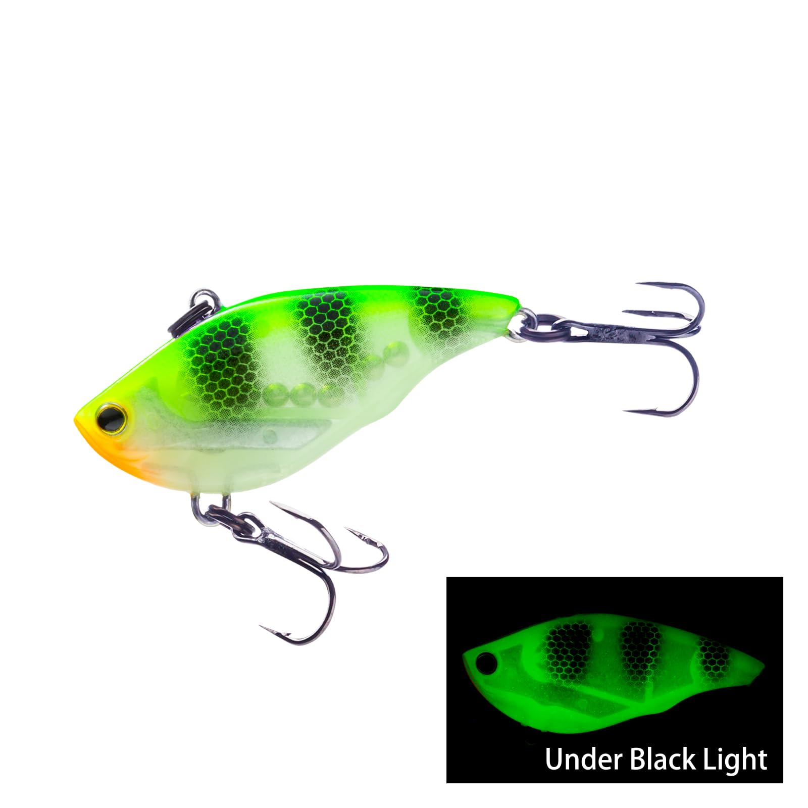 Compact profile supports multi-species targeting during open water or ice fishing
