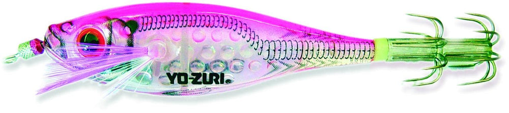 Yo-Zuri H.D. Fluorocarbon pink disappearing tint detail on jig