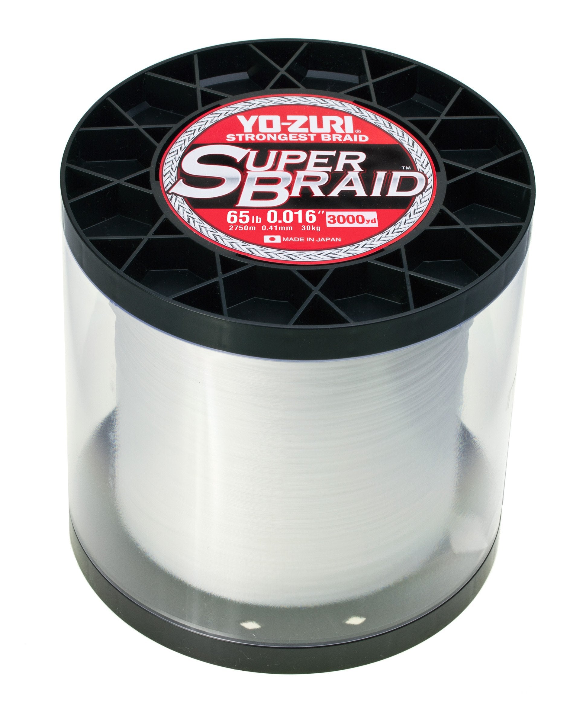 Yo-Zuri YZ SB 40lb WH 3000YD braided line on spool enables long casts.