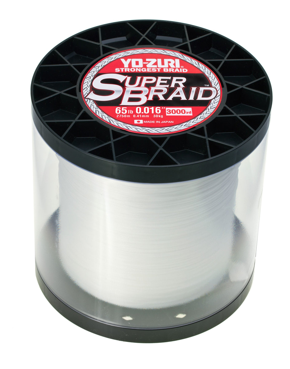 Yo-Zuri YZ SB 40lb WH 3000YD braided line on spool enables long casts.