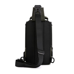 Yoanlayr sling bag adjustable strap supports left or right wear.