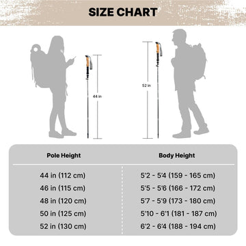 Yocaher SOLA trekking poles cork grip absorbs vibrations for comfortable grip