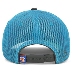 YoColorado Colorado Trucker Hat back view showing adjustable snapback for fit.