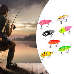 Yoetaun swimbait wobblers 6cm versatile for freshwater and saltwater use.