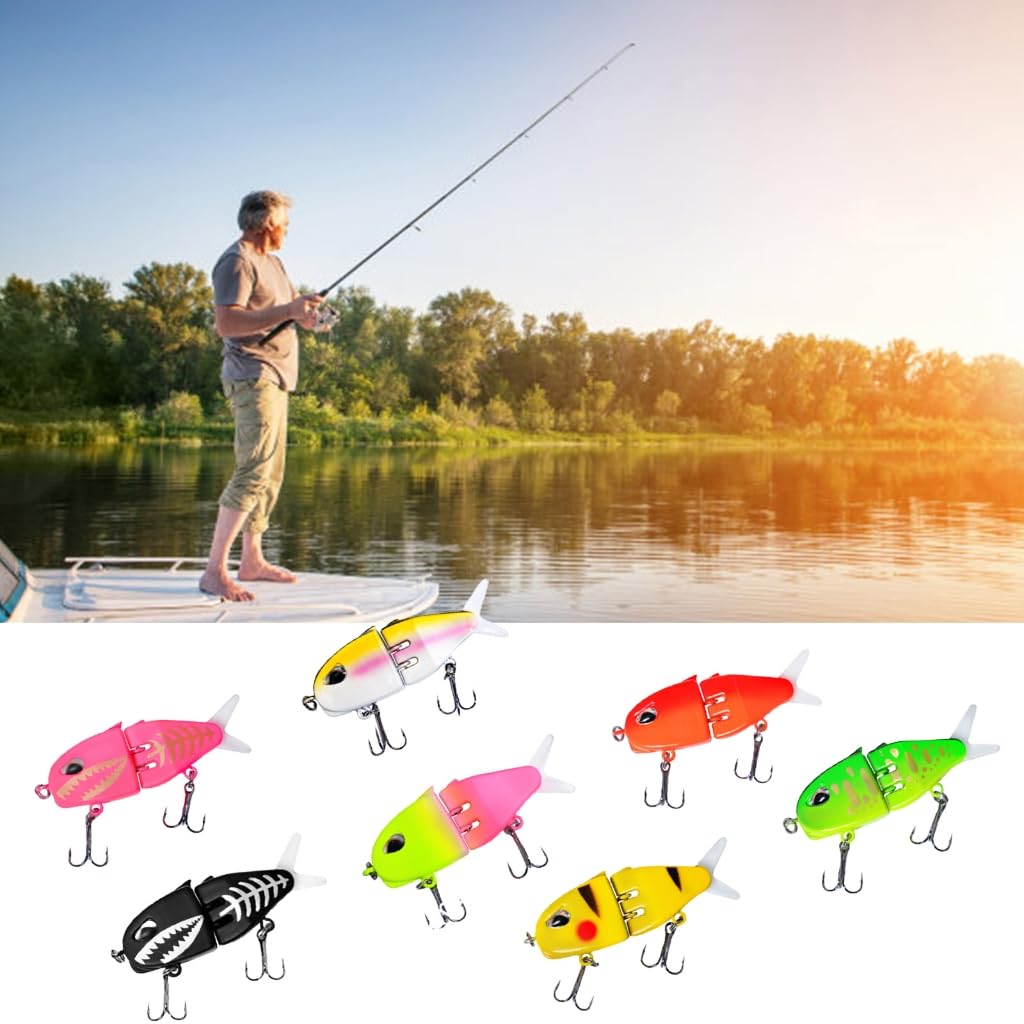 Yoetaun swimbait wobblers 6cm river-ready design attracts strikes.