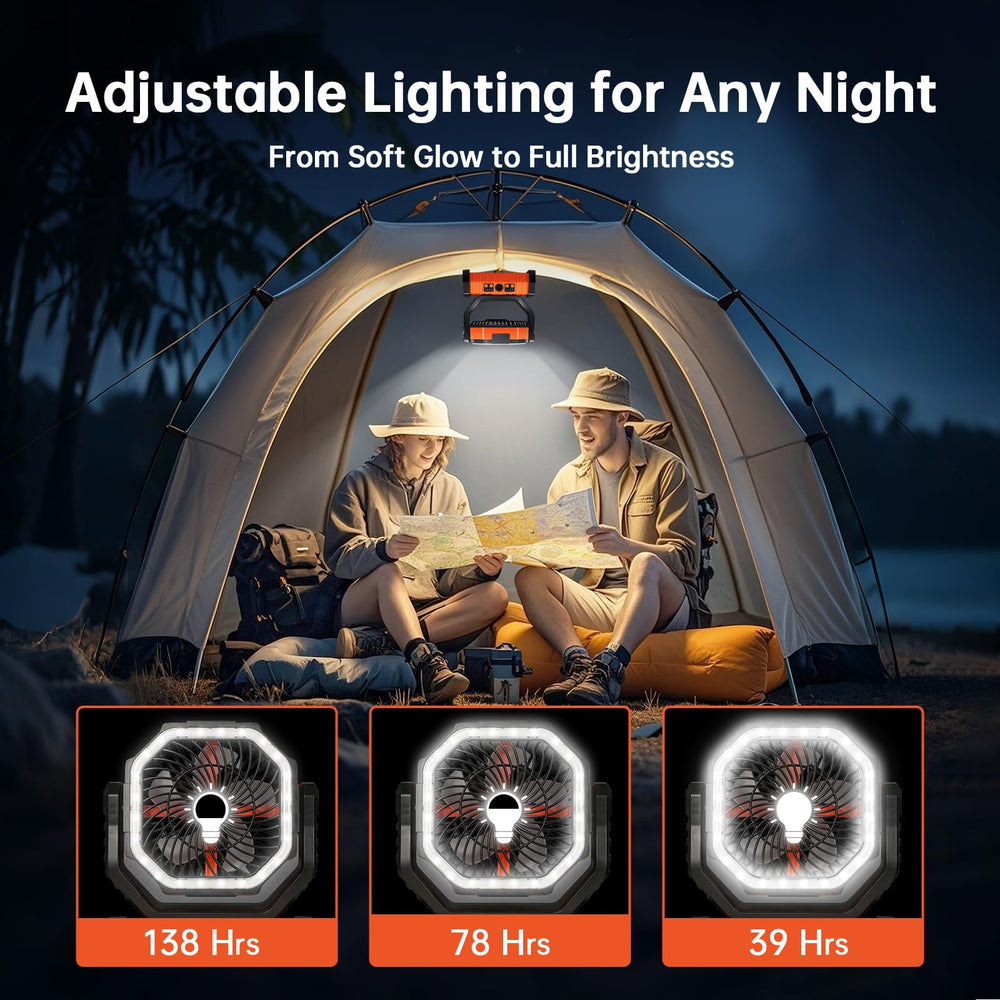 YOGIN hook-design highlighted for hands-free hanging in RVs or tents