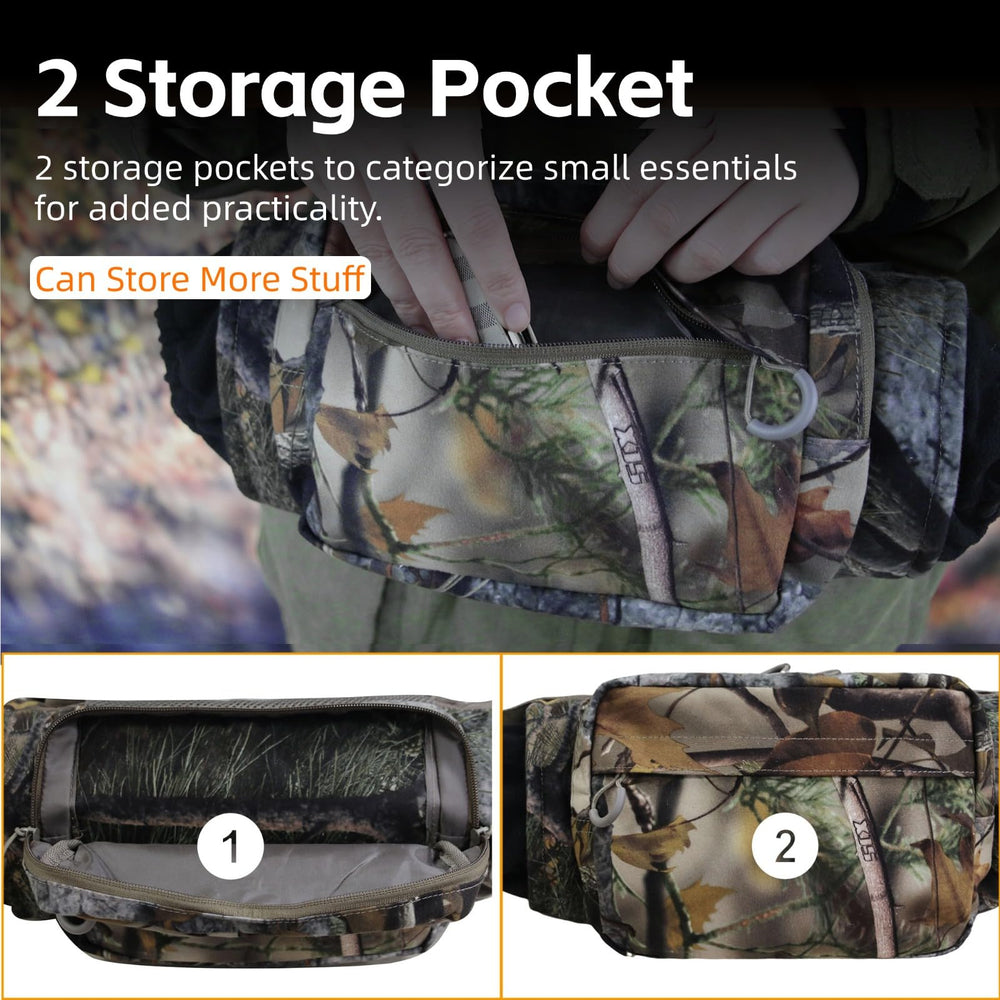 Yoidesu storage pocket detail enabling quick access to small essentials.